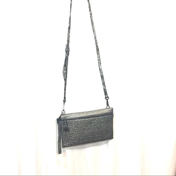 Sondra Roberts Gunmetal Crossbody Bag - Picture 8 of 8